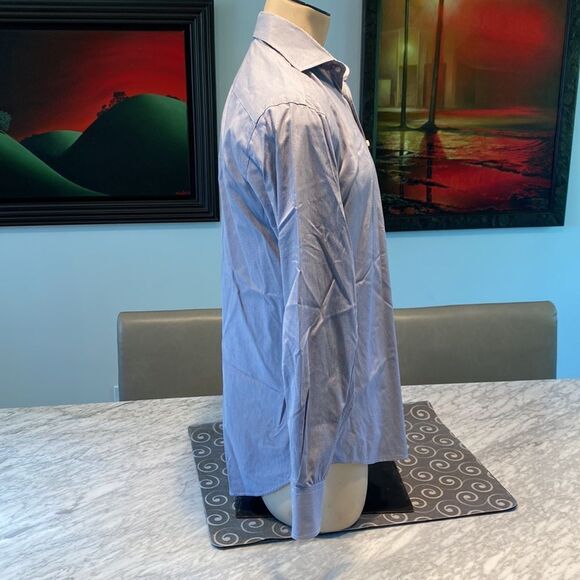 Tailorbyrd Large Button Down Dress Shirt Checks - Picture 3 of 5